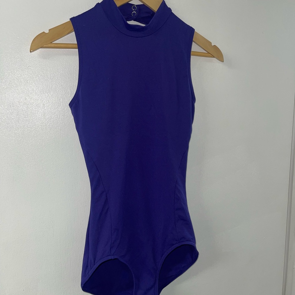 deep purple Capezio dance leotard